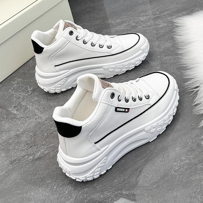 Fashion Fashion Designer Casual Sneakers Spring New Retro Platform Flats Shoes Ladies Small White Shoes Board Shoe Versatile Tenis Mujer