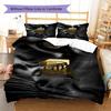 Al-Ittihad FC Pattern Bedding,Quilt Set Quilt Cover Pillowcase Home Birthday Gift(1 * Duvet Cover + 2 * Pillowcase, Without Core)