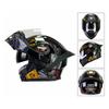 Full Face Motorcycle Helmet Men Women Lightweight Anti-Cold Dual Visor DOT Certified