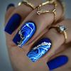 24 Stuks Korte Vierkante Luipaardprint Press-On Nagels Met Lijm Zoete Coole Acryl Nepnagel Tips Voor Herfst Winter