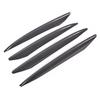 4Pcs Car-styling Carbon Texture Front Fog Light Grille Cover Trims For Mercedes Benz E-Class W213 S213 C238 A238 2018