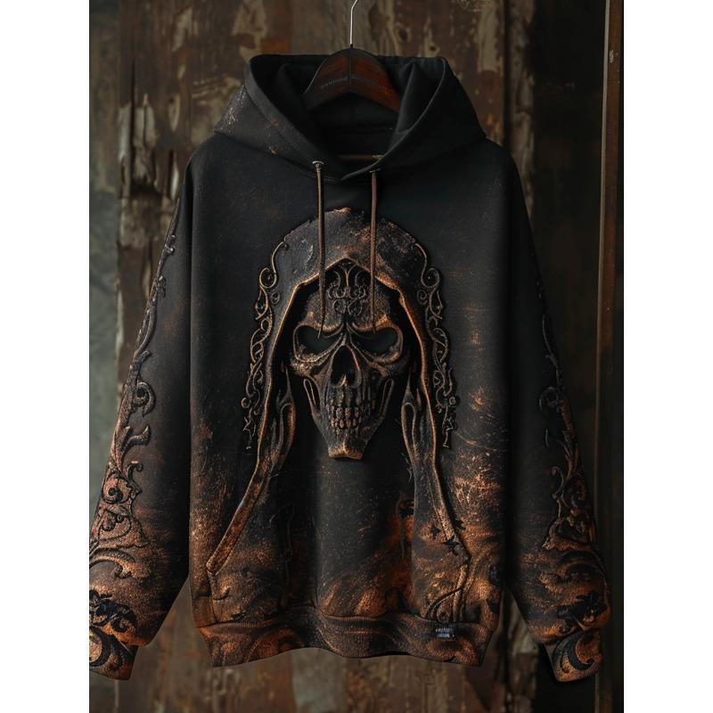 Herren Halloween Dunkler Stil Pullover Hoodie 3D Druck Herbst Winter