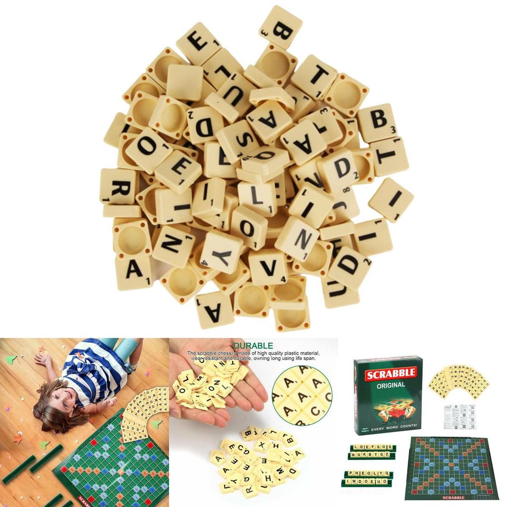 Classic Scrabble Board Game Educational Toy For Kids And Adults