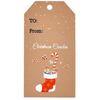 50-100pcs Merry Christmas Tags Kraft Paper Card Gift Label DIY Hang Tags Gift Wrapping Decor Gift Card Christmas Favors Supplies