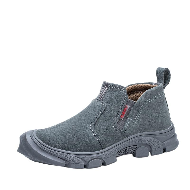 Arbeitsversicherungsschuhe für Herren, Sicherheitsschuhe gegen Zerschlagen und Durchstechen, Arbeitsschuhe zum Schweißen auf der Baustelle