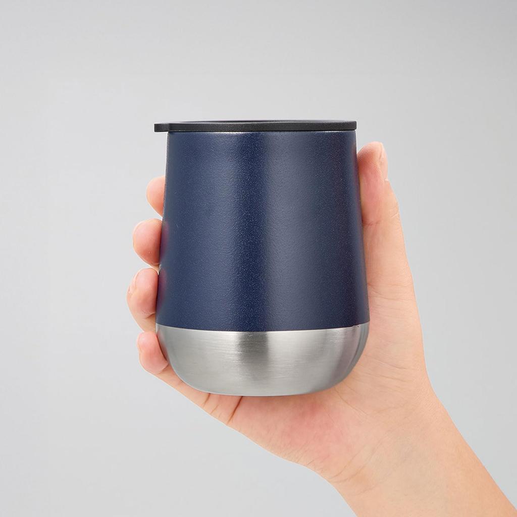 Stainless Steel Tumbler with Lid, 280ml | Lid with Copper Plated, Copper-Plated Stainless Steel, Thermos, Copper-Plated Construction, Keeps Drinks Hot