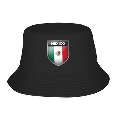 Mexican Proud Mexico Flag Bucket Hat WoUnisex Unisex  Outdoor Sun Summer Camping Cap