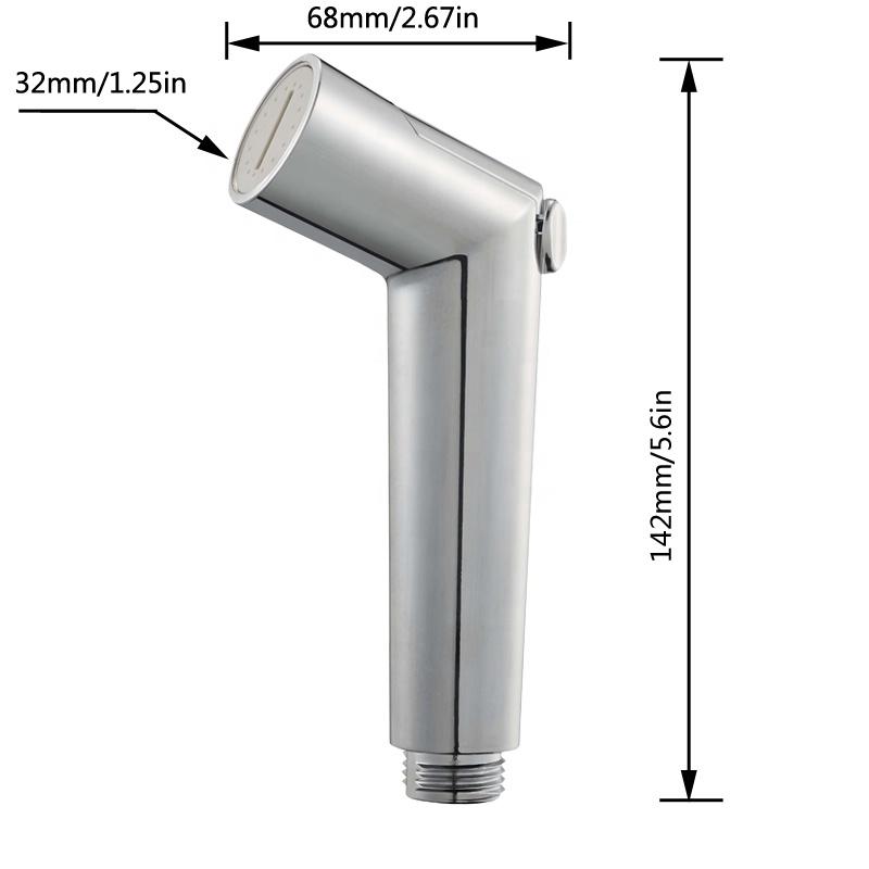 Adjustable Flow Rate Shattaf Hand Toilet Bidet Sprayer with High Quality