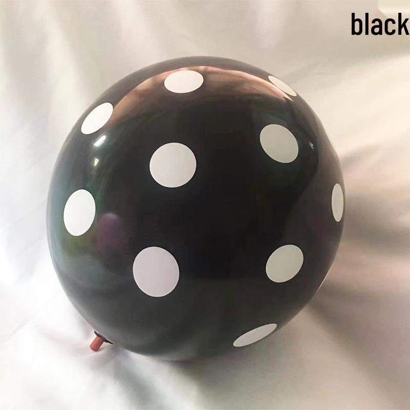 12-Inch Thickened Polka Dot Latex Balloons for Birthday, Party, Wedding, Room Decorations in Candy Colors.