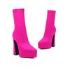 Dropshopping winter new thick-soled pointed-toed thick-soled large-size suede low-tube women's boots