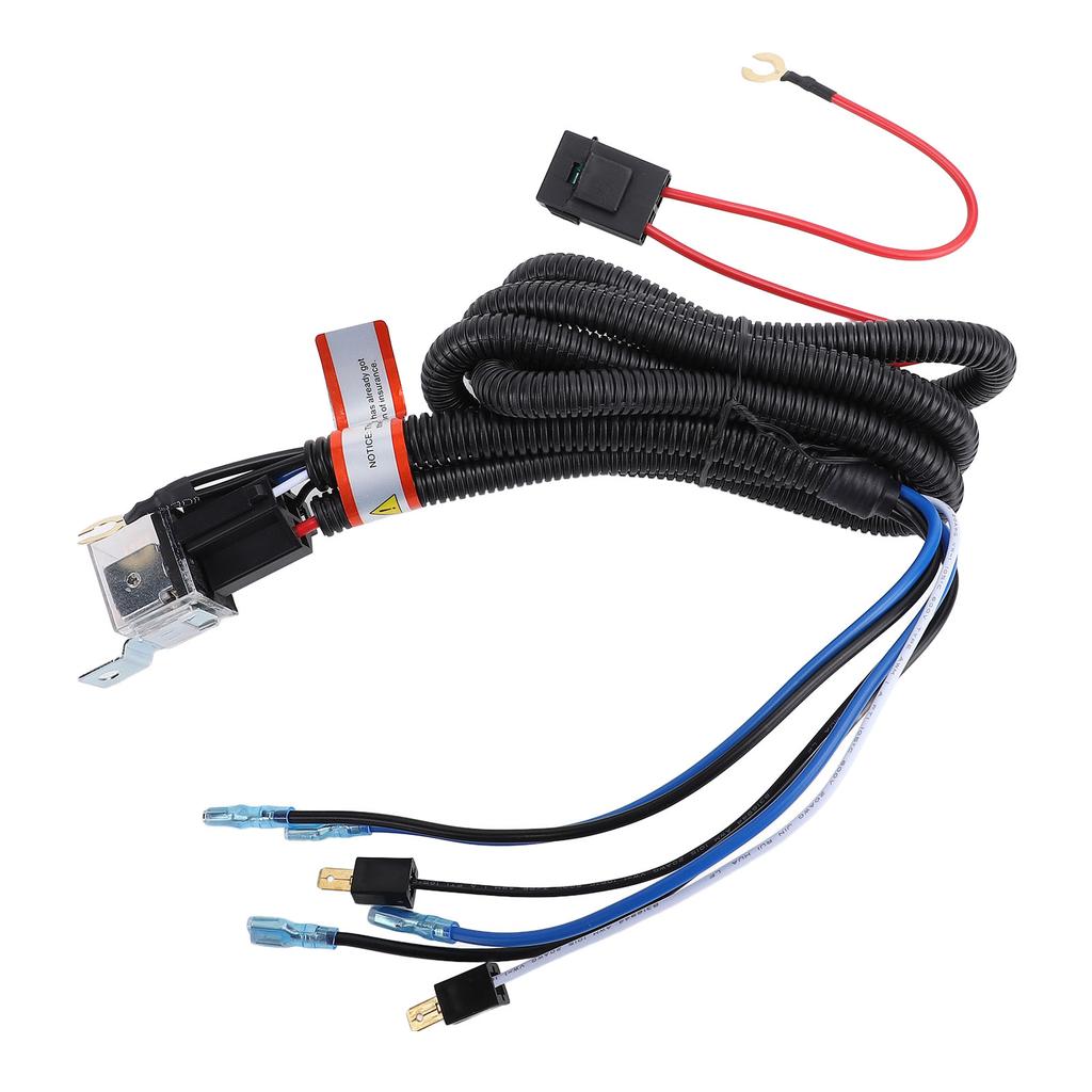Horn Wiring Harness Relay Kit 80A 4 Pin Spst Normally Open Speaker Wiring Harness Relay Kit for Car Truck SUV RV ATV