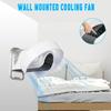 37W Electric Fan Mini Bladeless Air Conditioner Wall-Mounted Tabletop Cooling Remote Control Home Office
