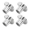 4 Pcs Hand Rail Round Base 1 Inch 316 Stainless Steel Corrosion Resistance Hand Railing Fitting for