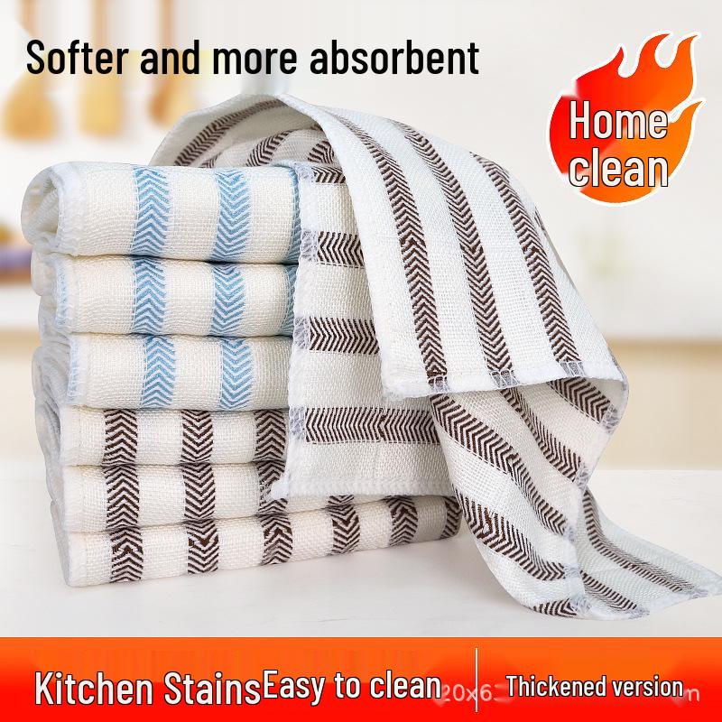

Magic Grid Wood Fiber Dish Cloth - Household Kitchen Cleaning Wipes Unpackaged Single