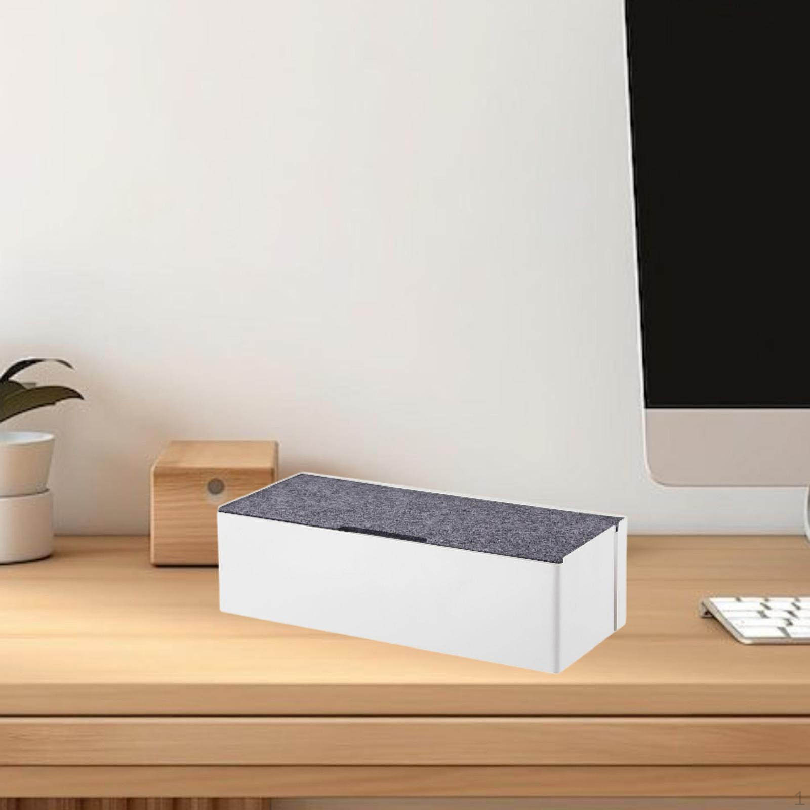 

Держатель кабеля, органайзер для хранения, коробка для розетки, USB-концентратор, питание белый