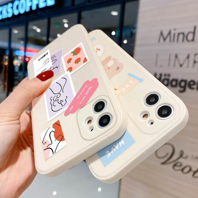 Handyhülle für iPhone 11 13 XR 15 14 Pro Max iPhone 12 16 7 8 Plus XS Max Samsung A15 A55 A05 Redmi 12 13C 13 9 OPPO A16 A18 Vivo Y17S Y12 Huawei P40