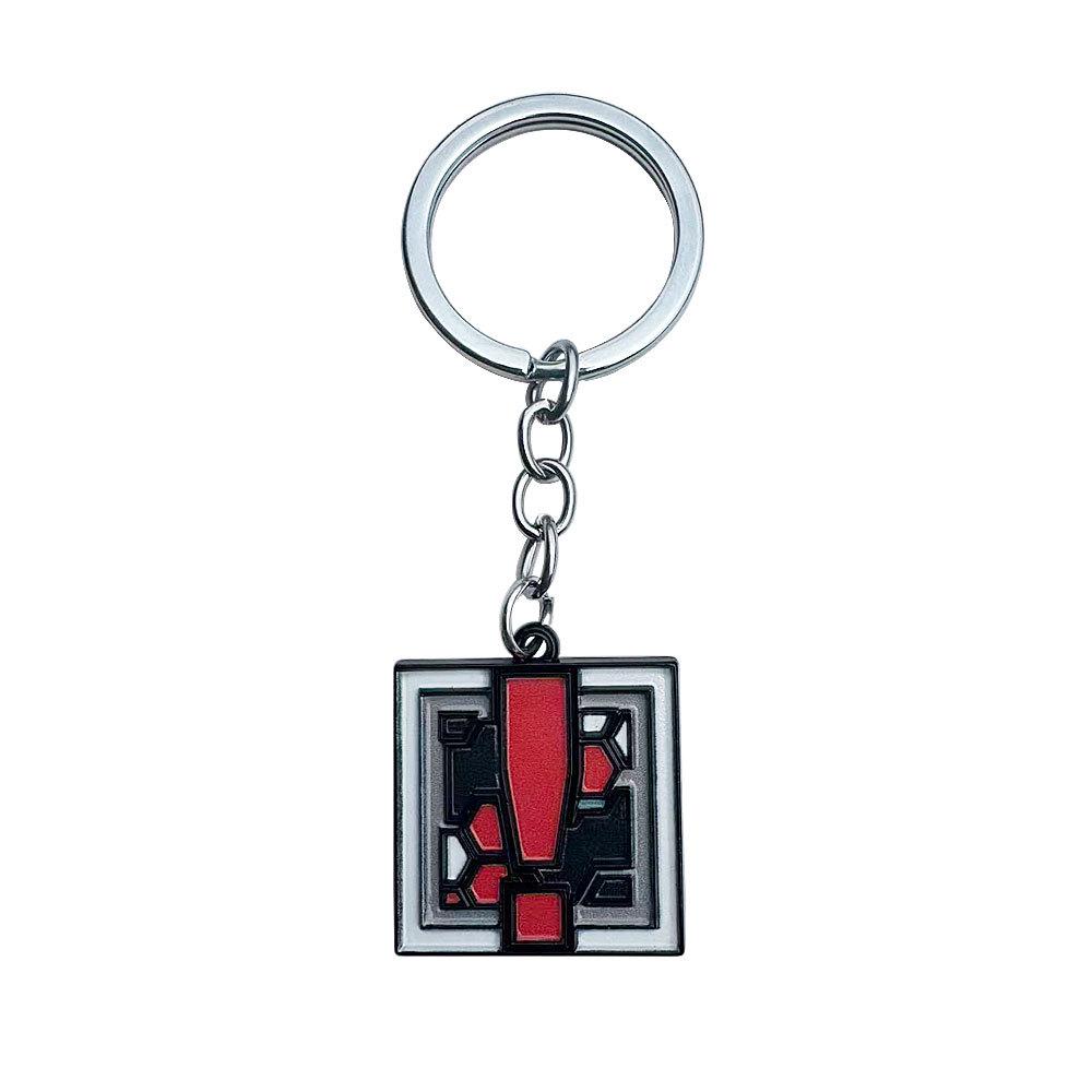 Anime Game R6 Alloy Keychain Pendant - Colorful Metal Accessory