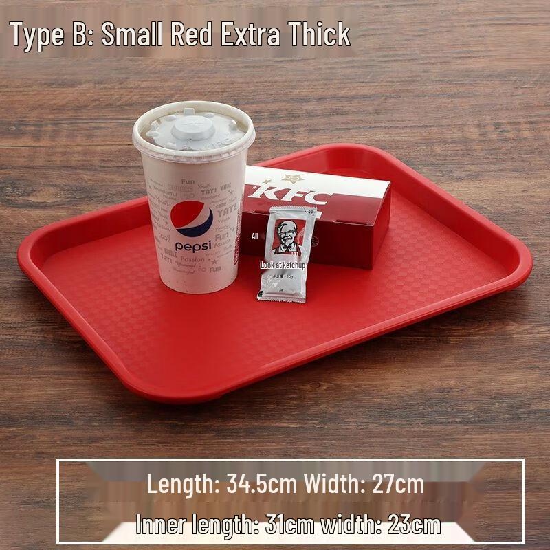Jijun Rectangular Melamine Fast Food Serving Tray
