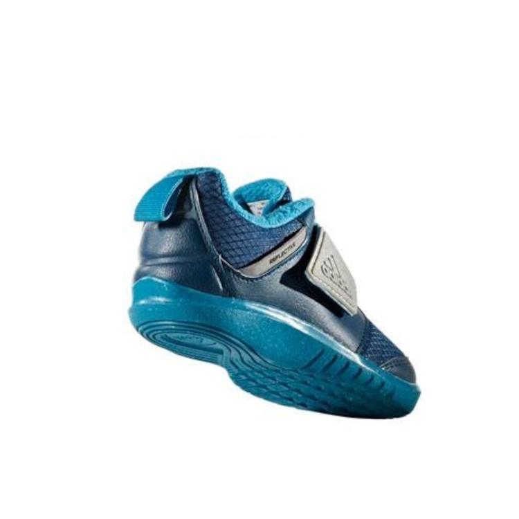Adidas Fortaplay Ac Synthetic Leather Trendy Fashion Non-Slip Wear-Resistant Low-Top Walking Shoes Baby Shoes Blue S81104