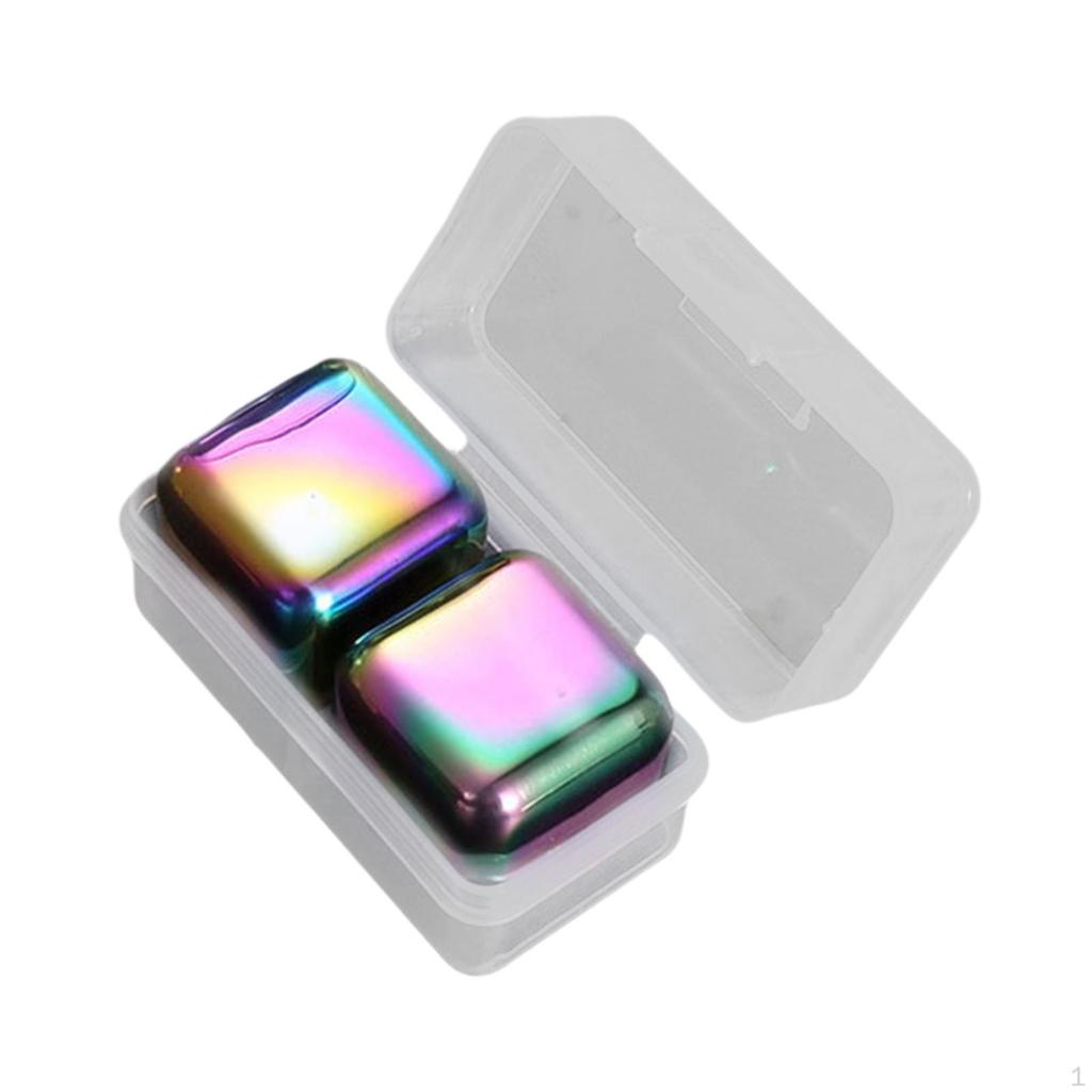 Stainless Steel Ice Cubes for Refreshing Drinks, Entertaining And Gifting