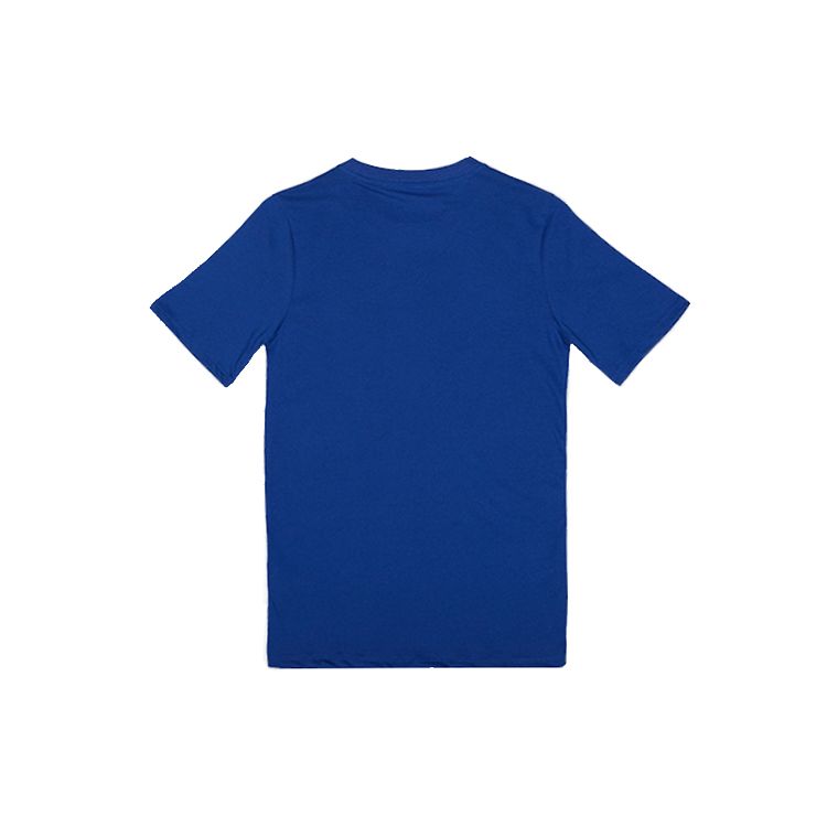 Nike X NBA Philadelphia 76ers Minimalist Numeric Logo Print Crew Neck Comfortable Short Sleeve T-Shirt Kids Tops Blue 3Z2B7BBWZ-76R