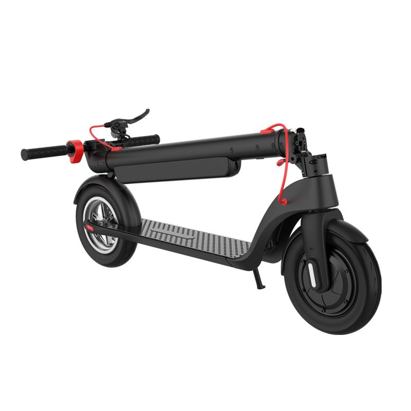 Alnsoor X8 Adult City Outdoor Electic Scooter 36V10AH Battery 350W Motor 10 Inch Road Tires Foldabe EScooter With Three second folding
