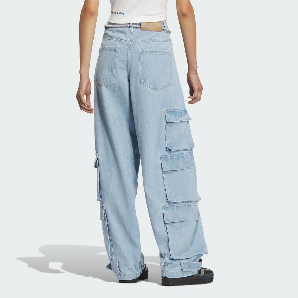 adidas ADILLENIUM DENIM Jeans Women's Clear Blue JY4515