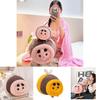 Morbido Peluche a Forma di Ape Cartone Animato, Cuscino e Coperta per Riposini in Ufficio e Compagno per Bambini, Morbido e Personalizzabile! 28 centimetri)