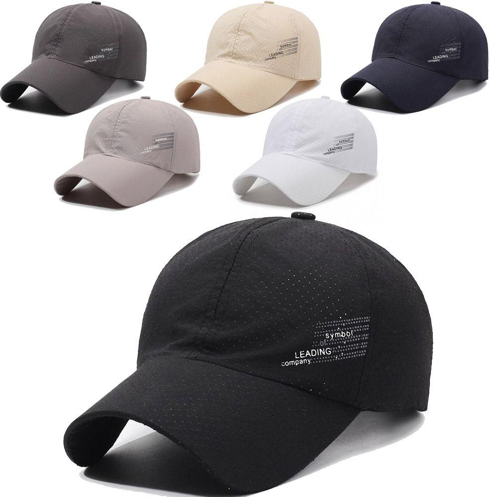 Breathable Baseball Hats Quick-drying Golf Fishing Cap Summer Outdoor Sports Cap  for Women Men