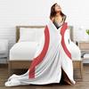 Super Warm Blanket Camping Mirai Nikki Number Twelve Throw Blanket  Flannel Bedspread Living Room Street Trend Sofa Bed Cover