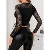 Spring And Autumn New Women'S Versatile Long Sleeve Daily Business Commuter Elegant Comfort Sexy Bottom Shirt Top