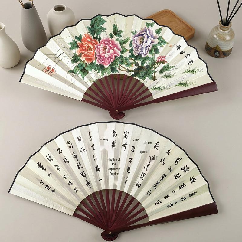 8" & 10" Blank Silk Students' Calligraphy and DIY Folding Fans