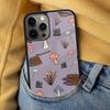Mushroom Soft Phone Case for iPhone 17 Air 16e Pro max 15 Pro 13 14 Plus 11 12 MagSafe Magnetic Coque