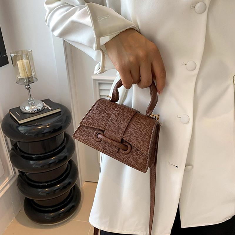 Γυναικείες τσάντες υψηλών προδιαγραφών 2024 Νέες τσάντες χειρός με πολύπλευρη υφή Μίνι χιαστί τσάντα