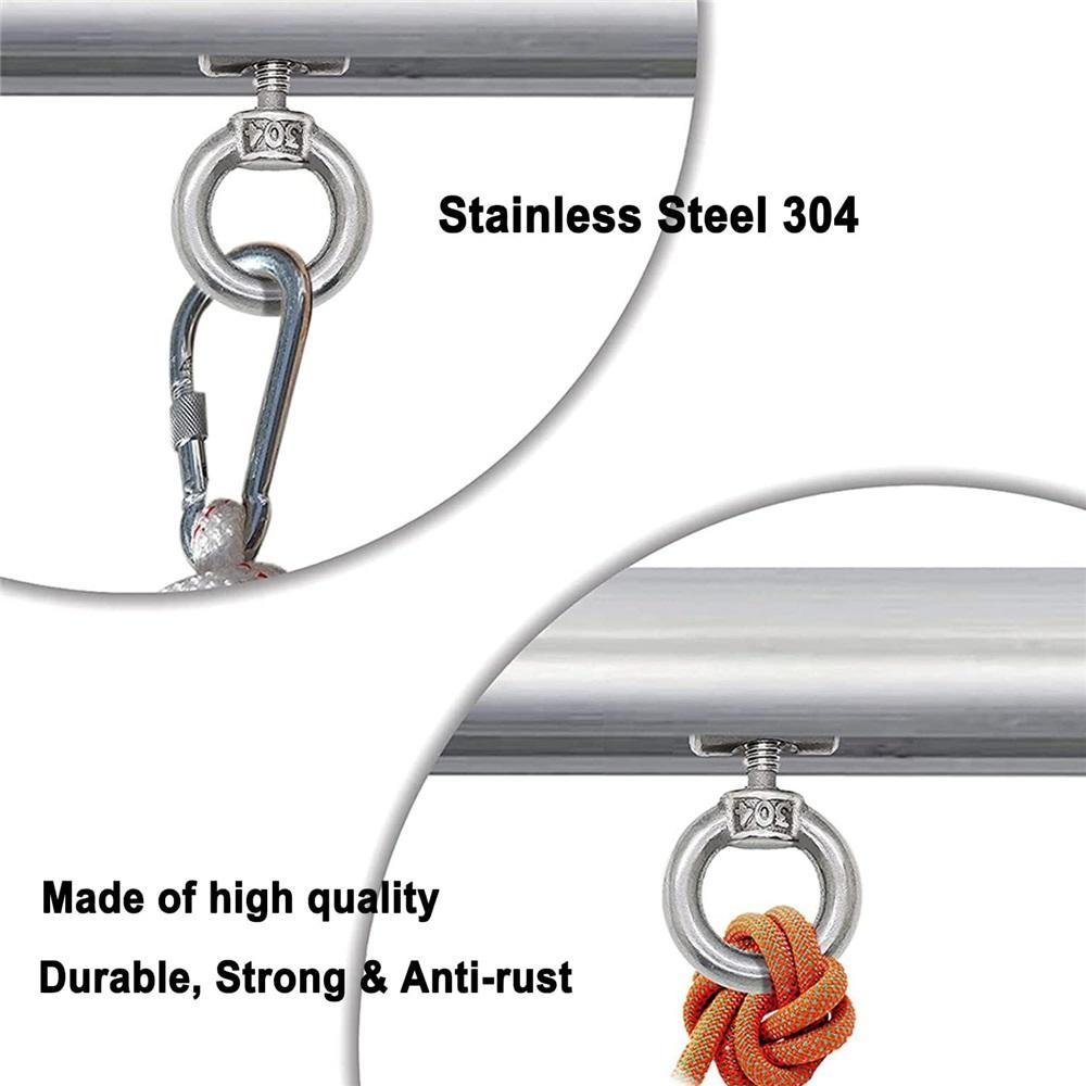 Pack Of 8 Awning Track Stopper, 304 Stainless Steel Awning Stopper For Pipe Track, Caravan, RV, Camper, Boat