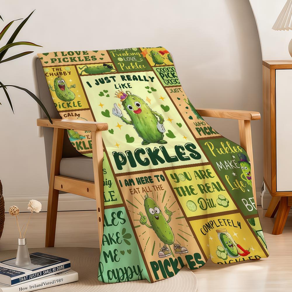 Decke Lustige Gurken Überwurf Super Kuschelig Plüsch Wohnzimmer Sofa Couch Kindlich Eingelegt Geburtstagsgeschenke
