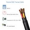 QSFPTEK 10G SFP+ DAC Cable, 1m (3ft) Passive Direct Attach Copper Twinax Cable for Cisco SFP-H10GB-CU1M, Ubiquiti, D-Link, Netgear, Mikrotik, and Open