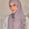 Women Plain Chiffon Hijab Scarf Long Shawl Folral Headscarf Muffler High Quality Fashion Muslim Headband Neckerchief 180*75Cm