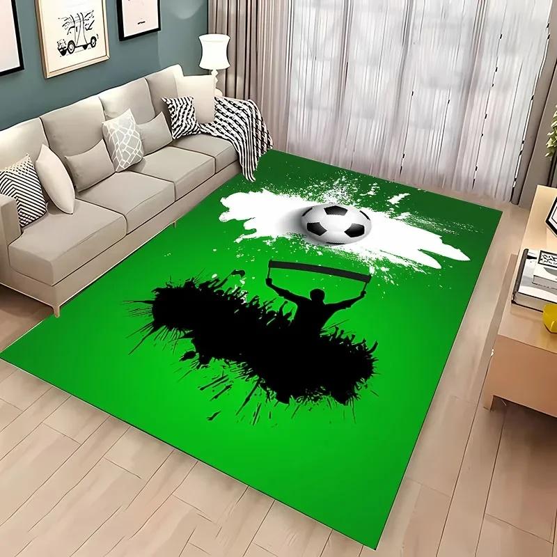 Labdajátékok Téma Rajzfilm Szőnyeg Foci Padlószőnyeg Gyerekszobába Labdarúgás Nagy Területű Szőnyegek Stílusos Nappali és Előszoba Szőnyeg