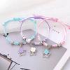 Student Girlfriend's Korean-Style Simple Cute Friendship Woven Bracelet Set - Handmade, Colorful, Three-Piece Rope