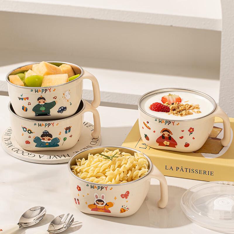 TREEJACK 316L Stainless Steel Baby Feeding Bowl