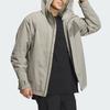 Adidas BUSINESS CASUAL Parka Fleece Solid Color Logo Label Thickened And Fleece Lined Athleisure Hooded Jacket Coat IZ1591