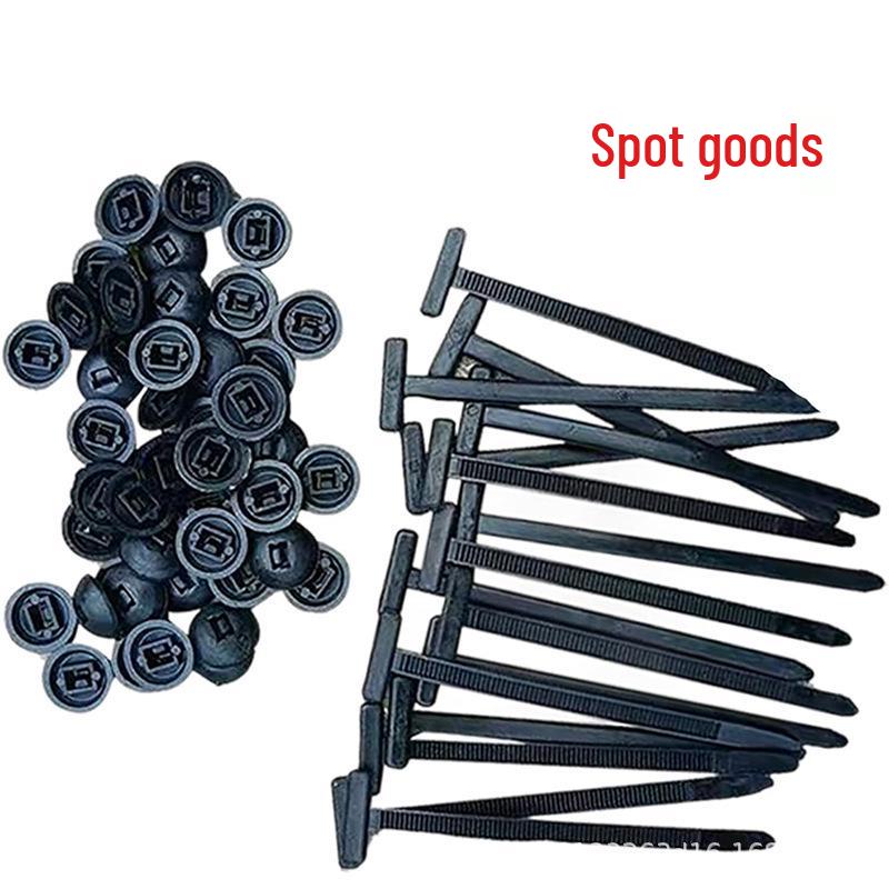 

Універсальний нейлоновий кабельний хомут-кліпса Black; 1 piece