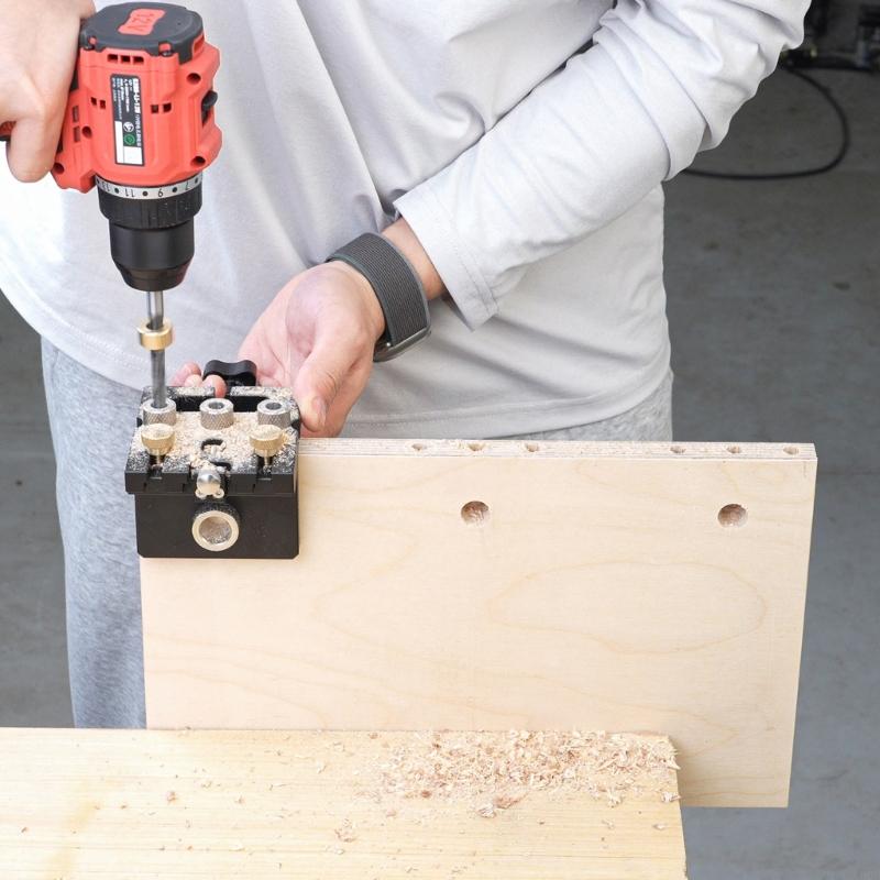 

Multipurpose Hole Doweling Jig with Precisions Drilling for Wood Connection for DIY Enthusiasts China Mainland
