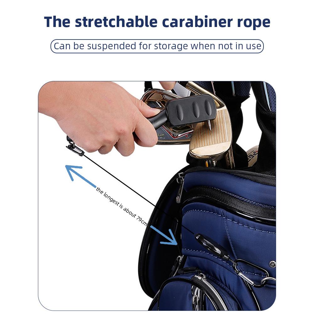 Einziebares Mehrzweck-Golfschläger-Reinigungswerkzeug Golfschlägerbürste Golfschläger-Reinigungskit Mit Golf-Rillen-Schärfwerkzeug