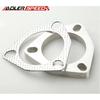 2.5 Inch 3 Bolt Stainless Steel Flange & Gasket Adapter Turbo Exhaust Downpipe