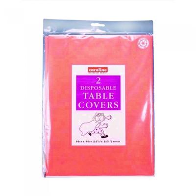 Quadratische Partytischdecke aus Papier (Packung mit 2)