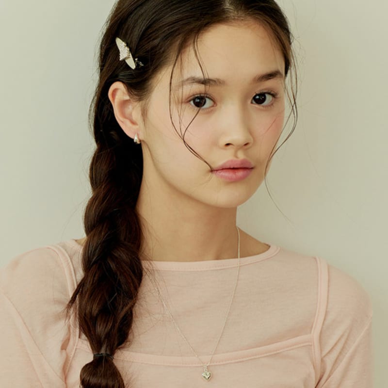 Murmur [925silver]Twinkle Heart Necklace