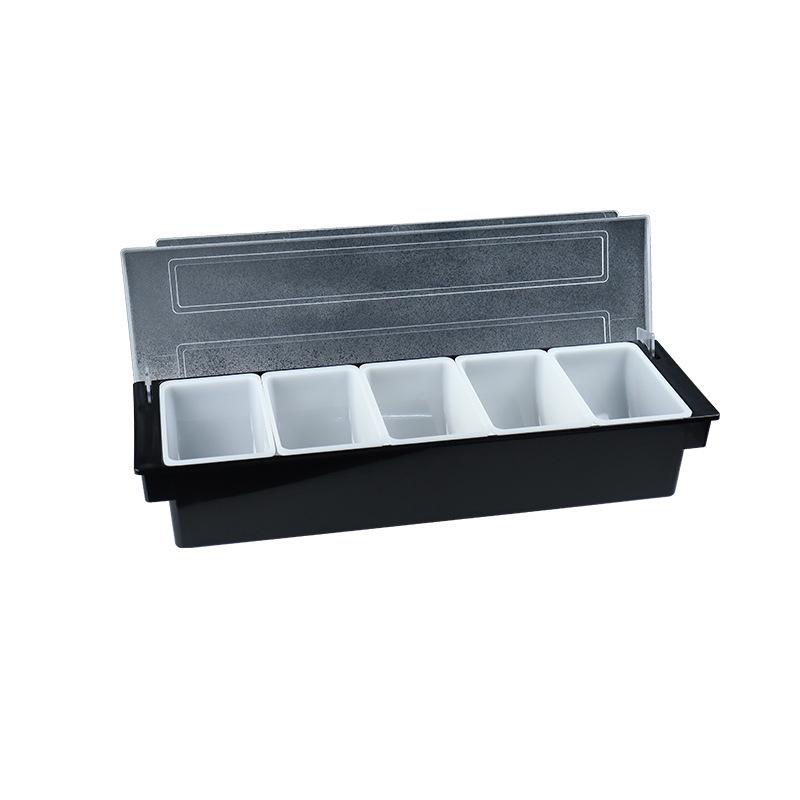 Multifunctional Multi-layer Divided Box with Lid for Fruit Tasting and Ingredient Storage
