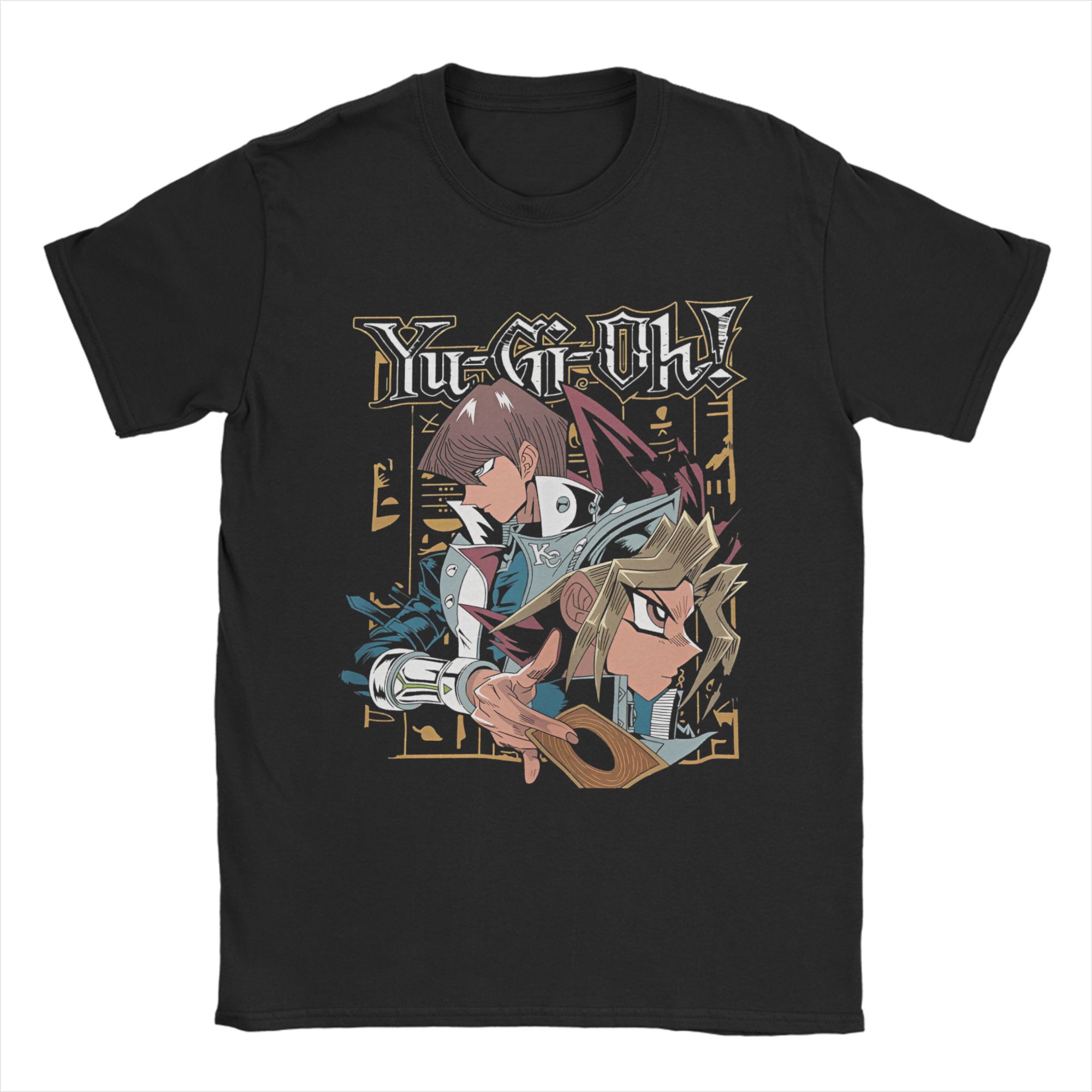 

Yu-Gi-Oh Game Yami Yugi Graphic Printed T Shirt Men Women 100% Cotton Tee Shirt Clothes 4XL